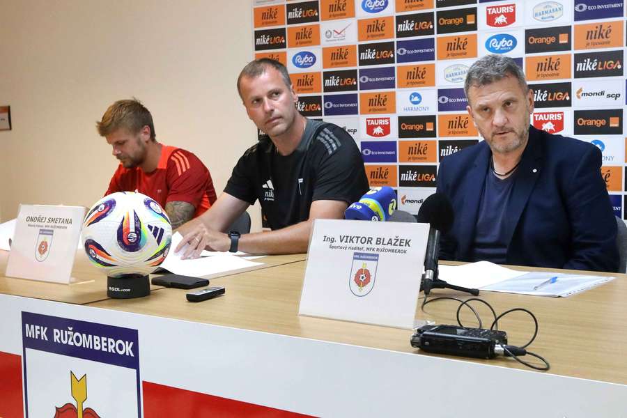 Zľava Ján Hladík, Ondřej Smetana a Viktor Blažek. 