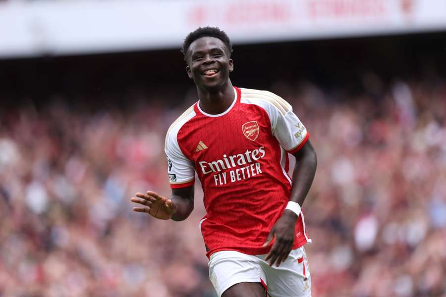 Bukayo Saka a marcat al doilea gol pentru Arsenal cu o execuție superbă