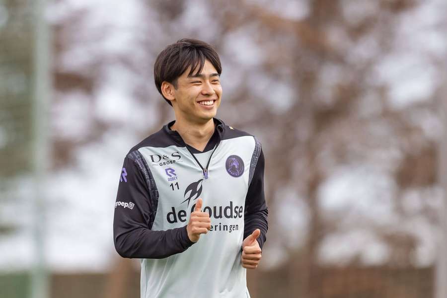 Saito op de training