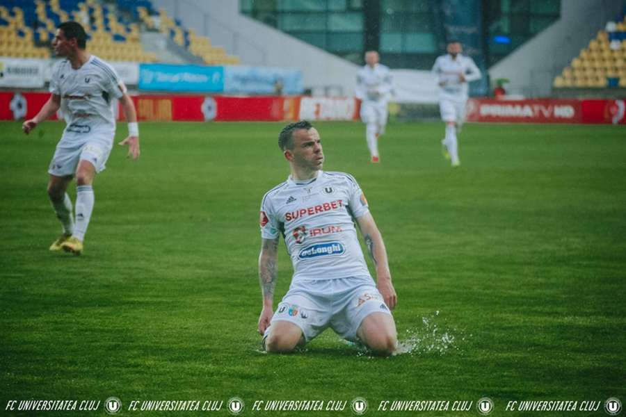 Dan Nistor a marcat primul gol pentru U Cluj