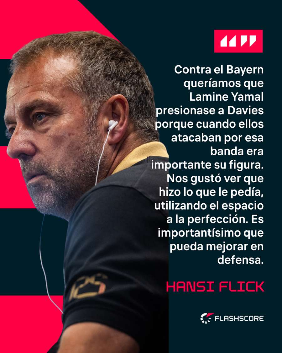 Hansi Flick, sobre Lamine Yamal