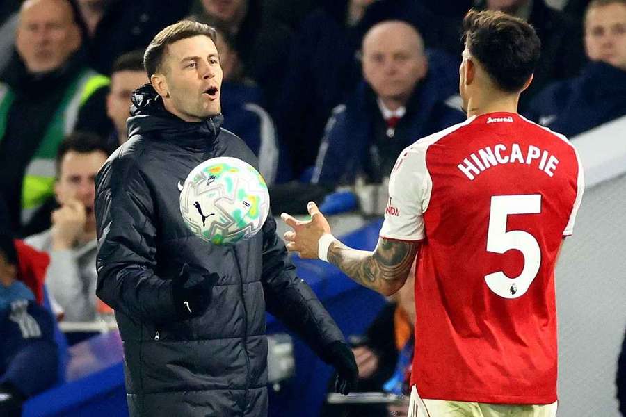 Fabian Hürzeler ist von Piero Hincapie genervt.