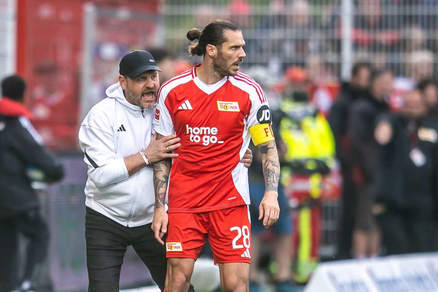 Steffen Baumgart und Union-Kapitän Trimmel