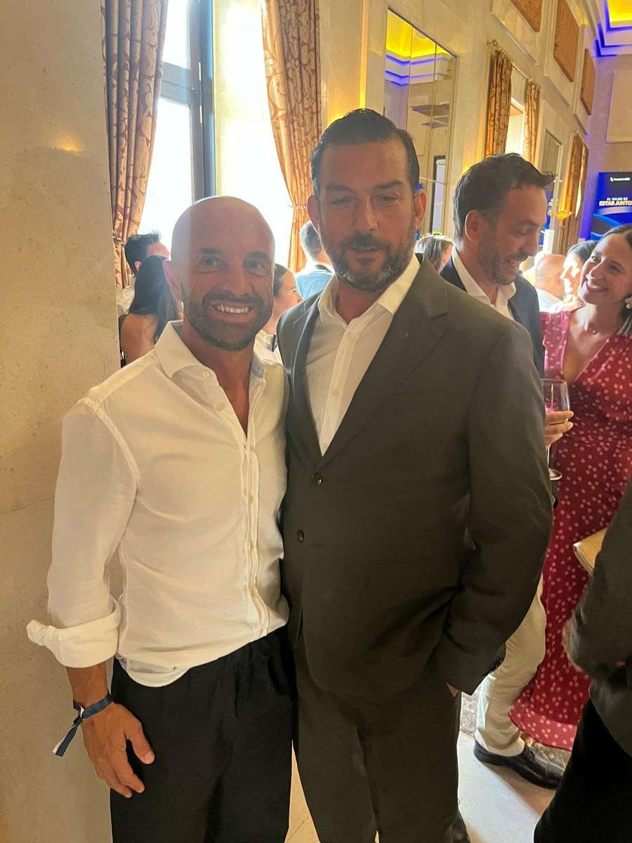 Ángel Cuéllar, con Ricardo López Ángel Cuéllar, con Ricardo López