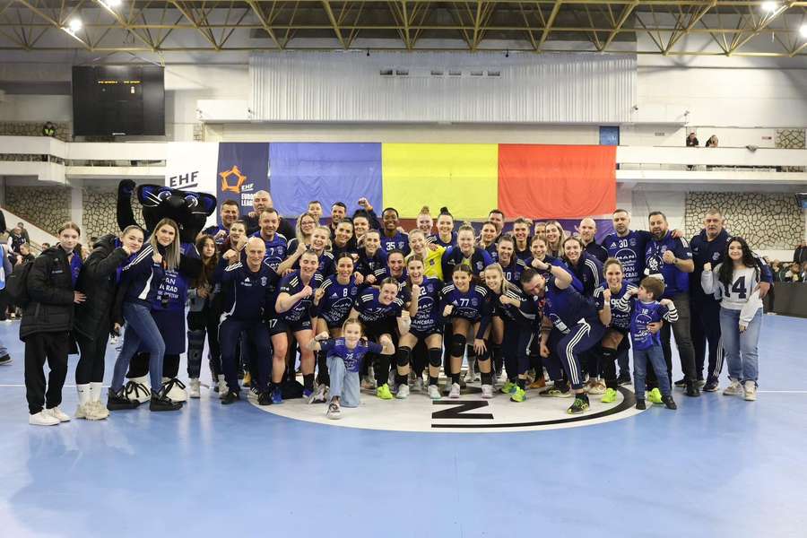 Dunărea Brăila a trecut cu 26-22 de echipa germană Thueringer HC, în a treia rundă din EHF European League