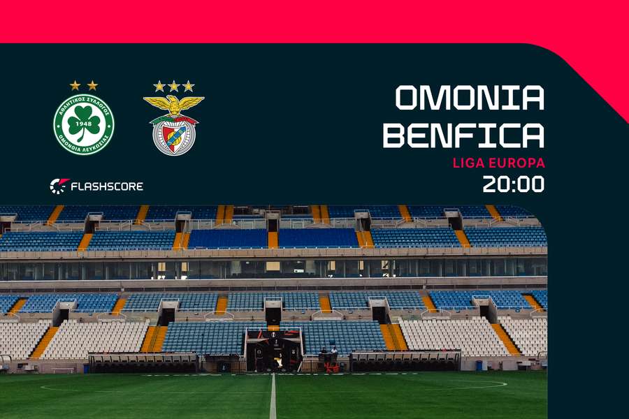 Benfica visita o Omonia