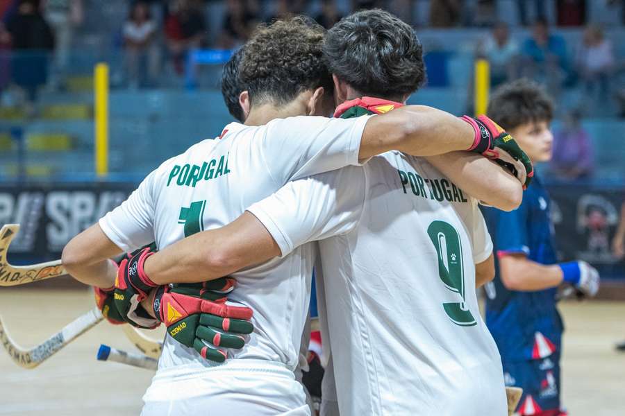 A festa da equipa portuguesa
