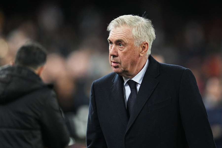 Carlo Ancelotti, treinador do Real Madrid
