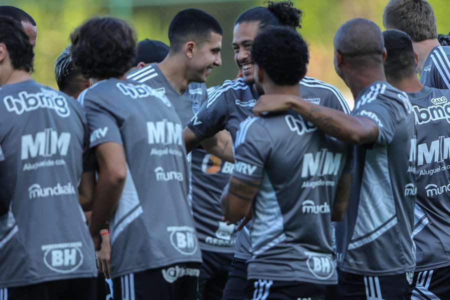 Elenco do Atlético-MG se prepara para estreia na Libertadores