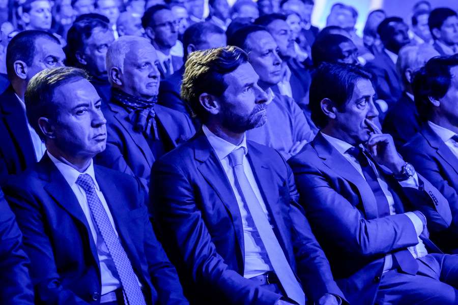 Presidentes do SC Braga, FC Porto e Benfica lado a lado Presidentes do SC Braga, FC Porto e Benfica lado a lado