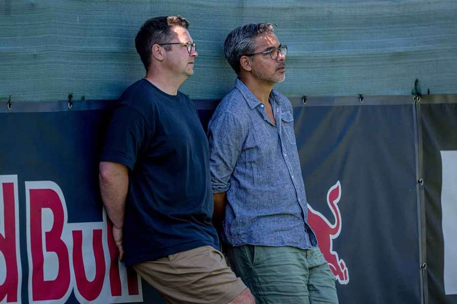 David Wagner (r.) leitet seit letztem Sommer die Nachwuchsakademie von RB Leipzig.