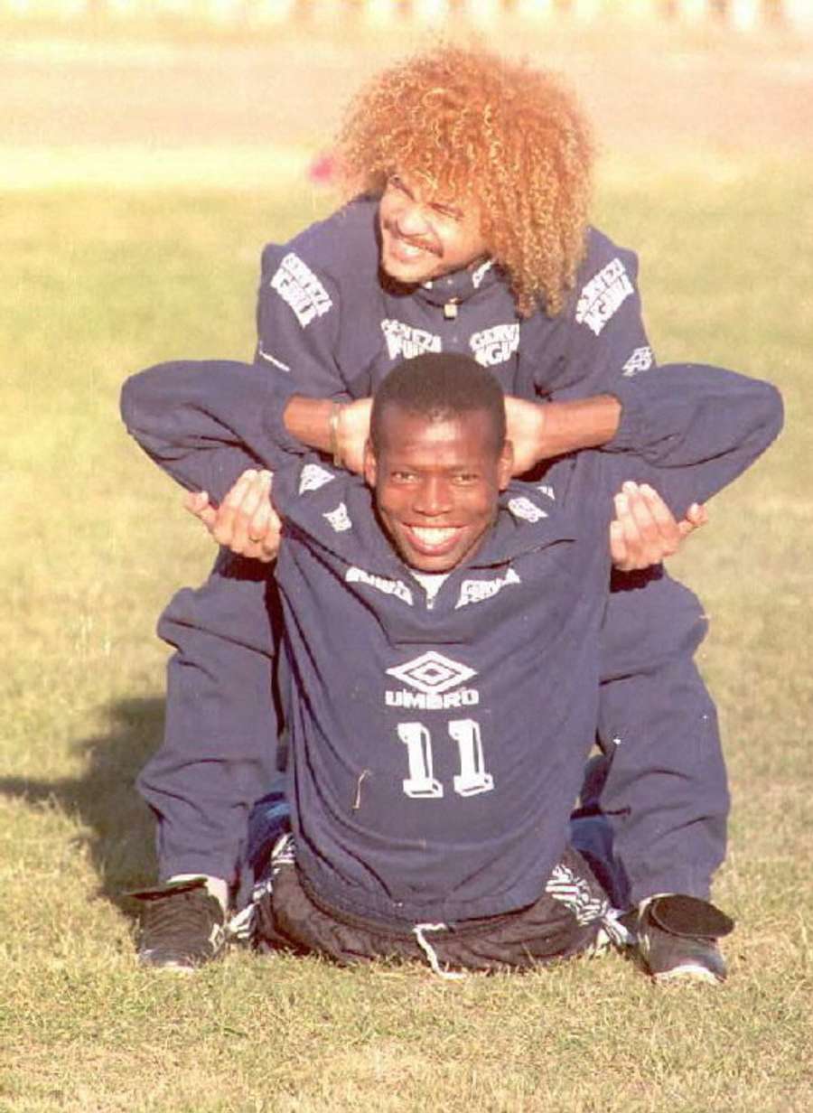 Asprilla y el 'Pibe' Valderrama