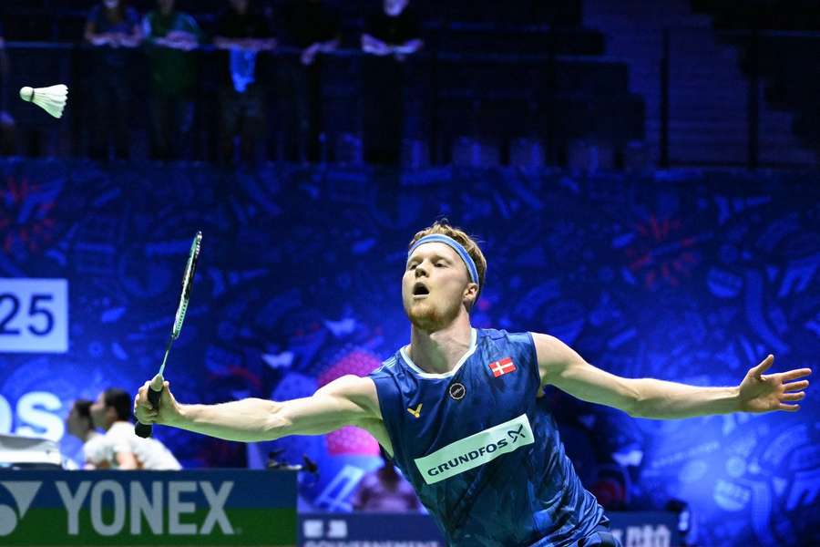 Anders Antomnsen came close to crashing out of the tournament