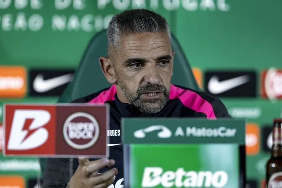 Rui Borges, treinador do Sporting