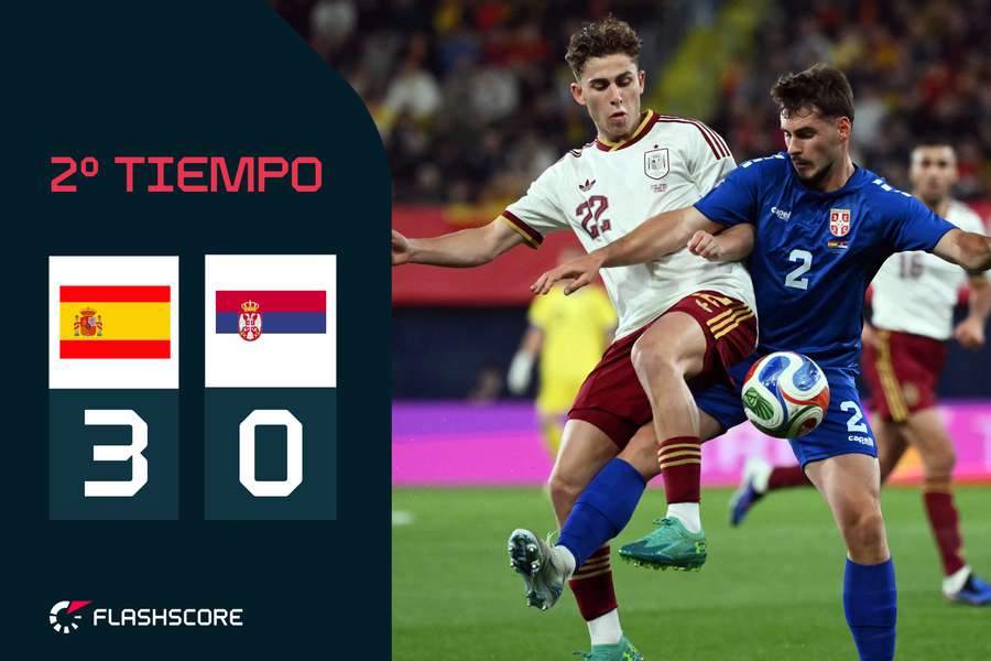 Fermín López, ante Ognjen Mimovic.