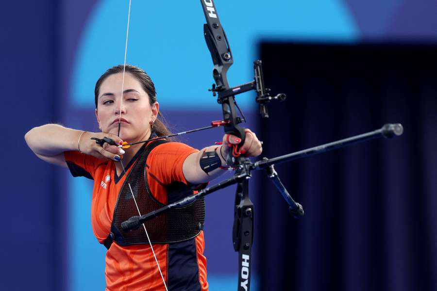 Gaby Schloesser werd uitgeschakeld in de eerste ronde