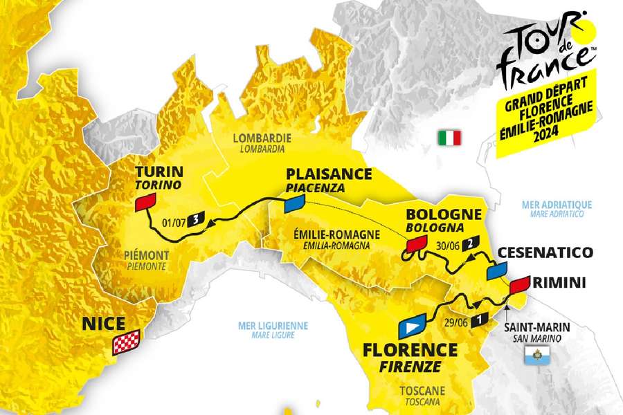 El Tour de Francia 2024 comenzará en Italia en homenaje al primer triunfo de un italiano