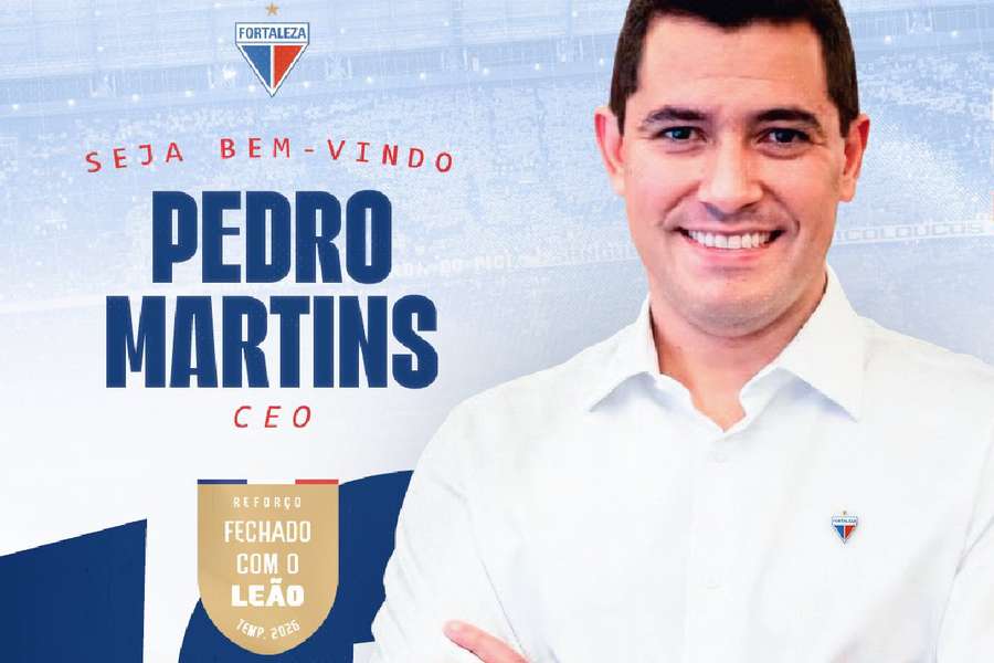 Pedro Martins assume cargo de CEO do Fortaleza