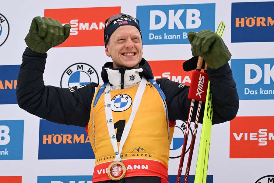 Einmal mehr jubelt Norweger Johannes Thingnes Bö über Weltcup-Erfolg