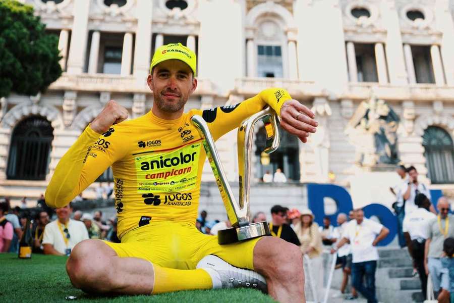 Alexis Guérin, vencedor da 87.ª Volta a Portugal em bicicleta Alexis Guérin, vencedor da 87.ª Volta a Portugal em bicicleta