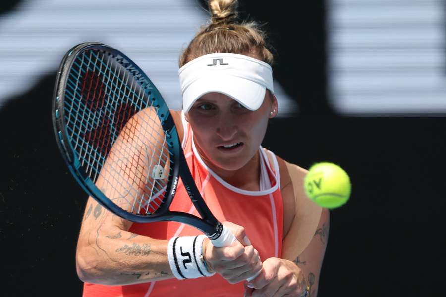 Vondrousova won vorig jaar Wimbledon en is dit jaar niet goed begonnen