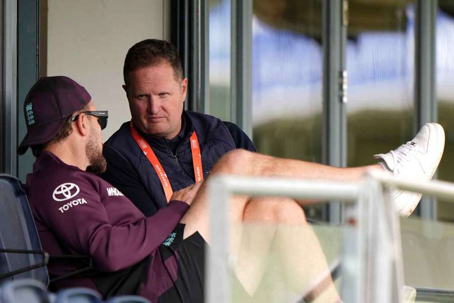 England head coach Brendon McCullum and managing director Rob Key