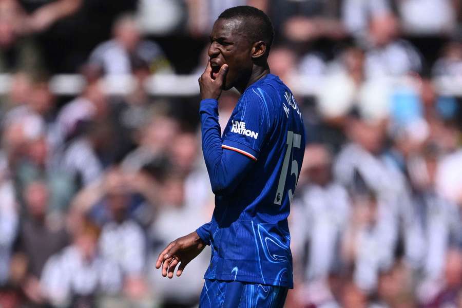 Nicolas Jackson was sent off in Chelsea's defeat at Newcastle