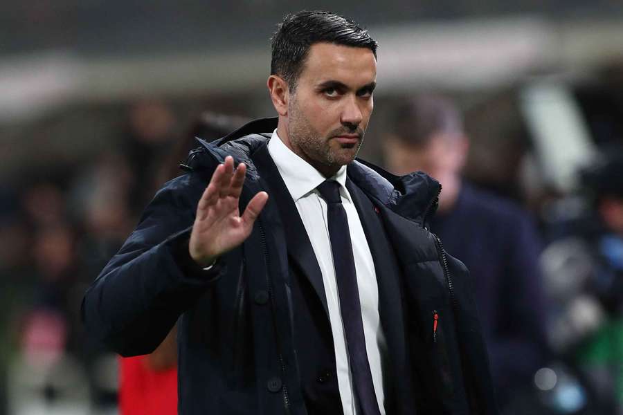 Raffaele Palladino, treinador da Atalanta Raffaele Palladino, treinador da Atalanta