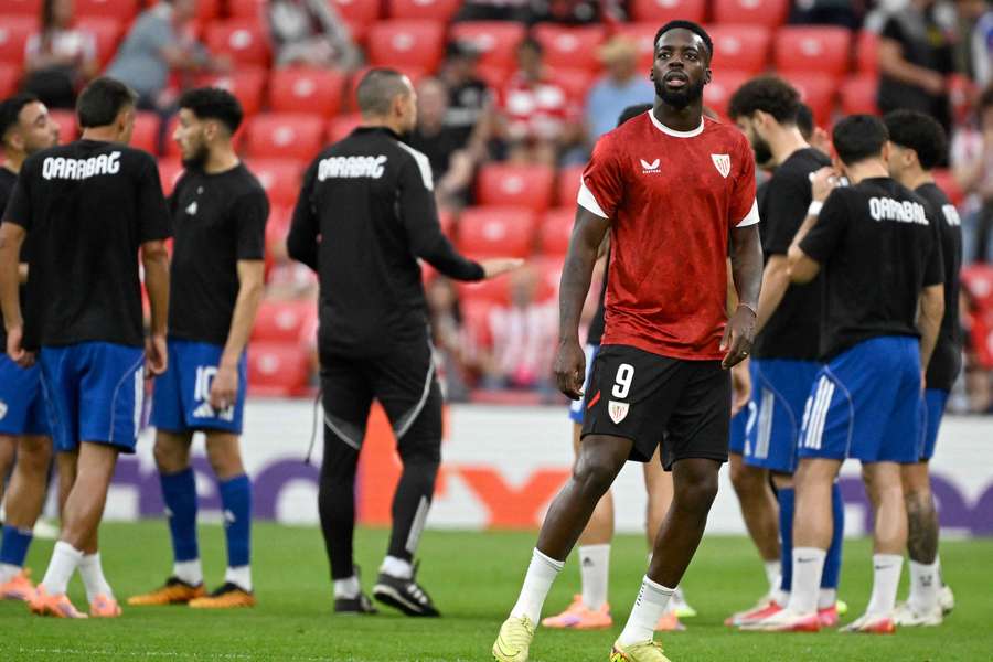 Iñaki Williams se lesionó ante el Qarabag