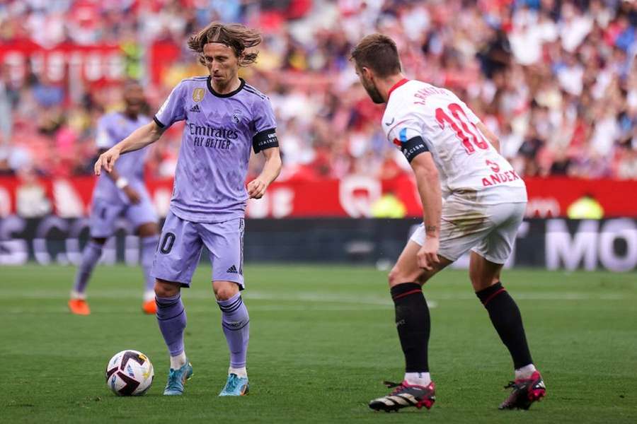 Real Madrid veteran Modric happy with "nice goal"