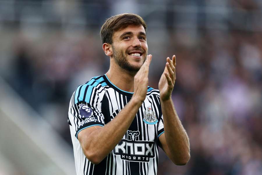 Nico Gonzales was introduced as a Newcastle player