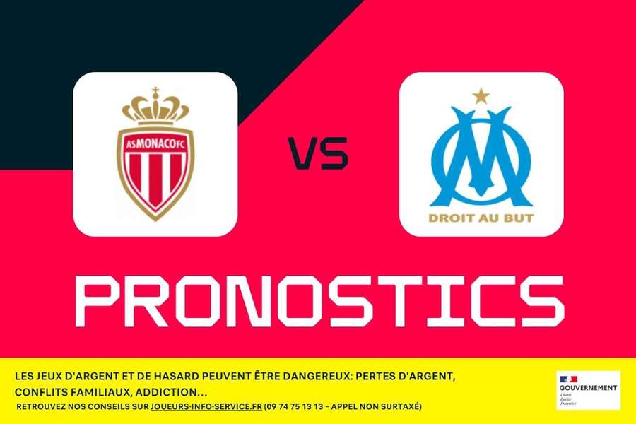 Monaco - Marseille : pronostics, meilleurs paris et cotes (Ligue 1)