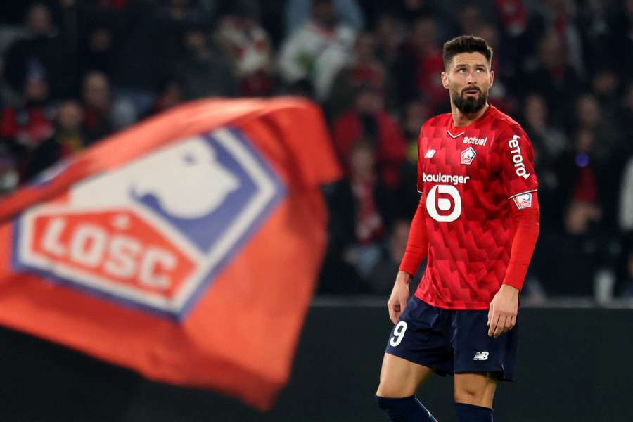 Olivier Giroud face au Paris FC le 23 novembre.