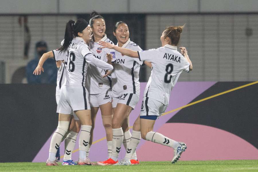 Les joueuses du Suwon FC le 29 mars 2026.