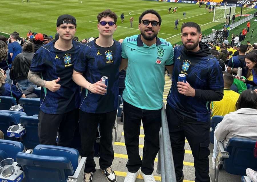 Presença no amistoso da Seleção Brasileira em Boston Presença no amistoso da Seleção Brasileira em Boston