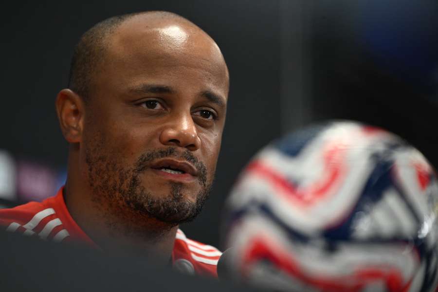 Vincent Kompany vor dem Duell der Bayern gegen Flamengo Vincent Kompany vor dem Duell der Bayern gegen Flamengo