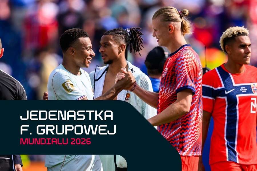 Mbappé, Olise i Haaland po meczu Francji z Norwegią.