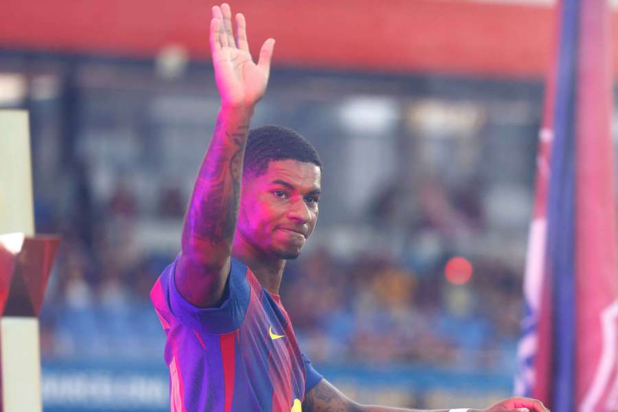 Rashford joined Barcelona on loan this summer