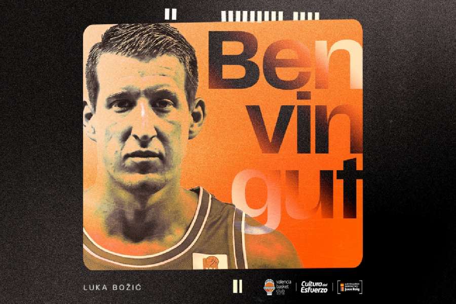 Luka Bozic, nuevo jugador del Valencia Basket