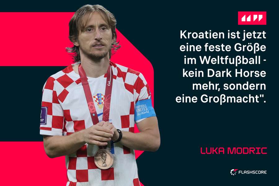 Luka Modric verkündete nach dem Spiel seinen Verbleib in der Nationalmannschaft