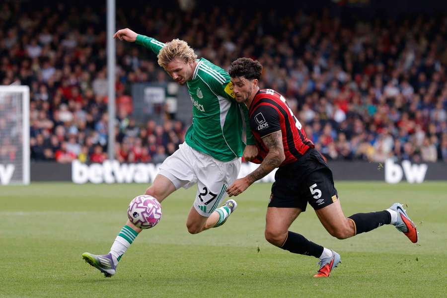 Newcastle's club-record signing Nick Woltemade in action