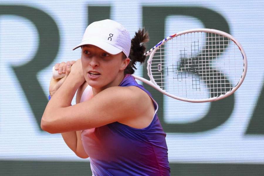 Iga Swiatek à Paris.