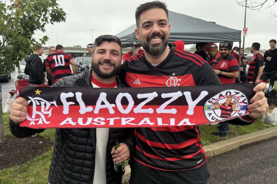 Torcedores do Flamengo vieram da Austrália para acompanhar duelo na Filadélfia