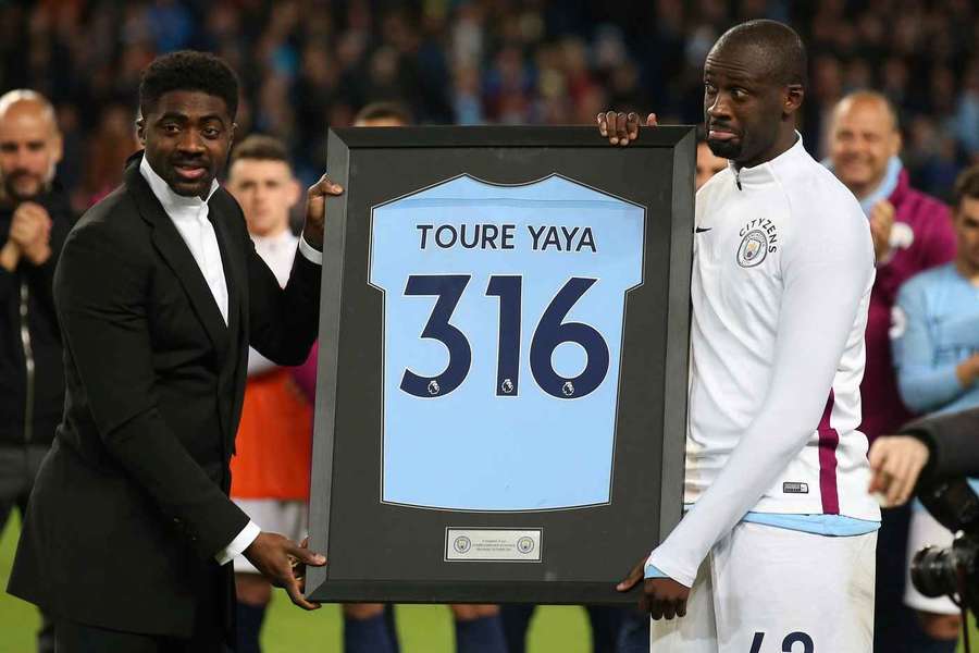 Yaya Touré tornou-se uma lenda no Manchester City