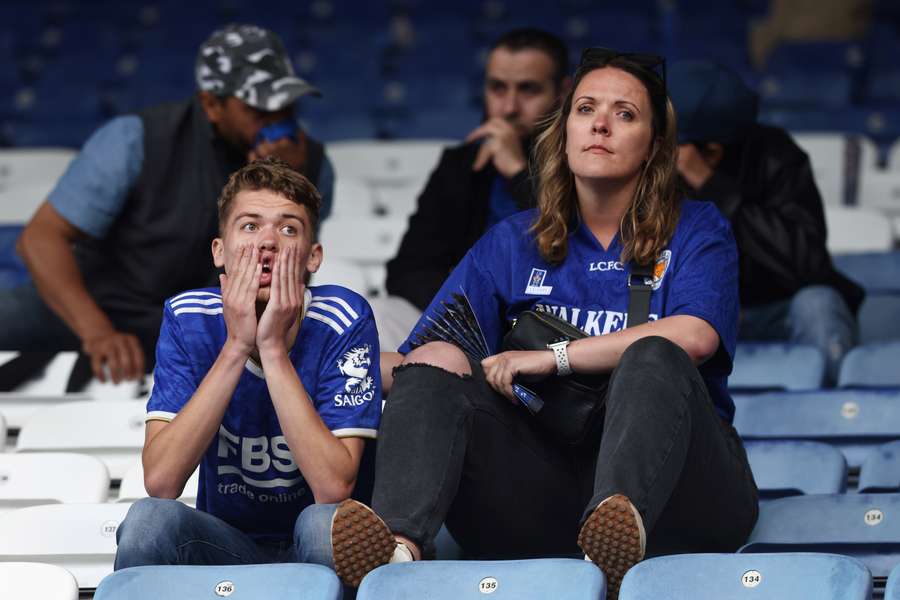 Leicester fans react to their relegation
