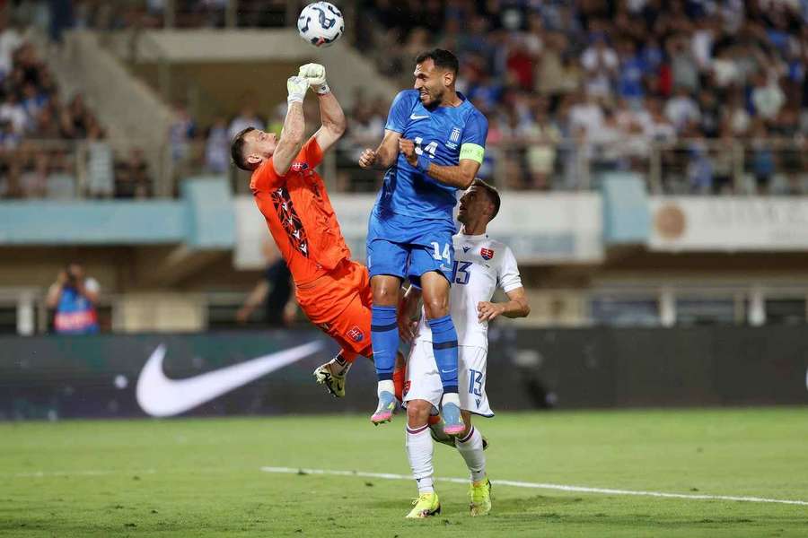 Vangelis Pavlidis ao serviço da seleção da Grécia