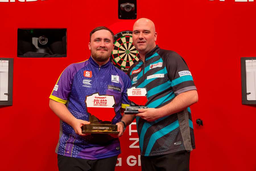 Luke Littler und Rob Cross bestritten das Finale 2024.