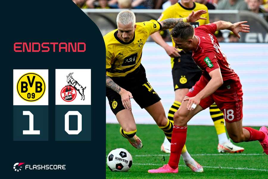 Dortmund hatte mit dem 1. FC Köln viel Mühe.