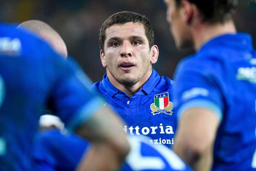 Giacomo Nicotera avec l'Italie.
