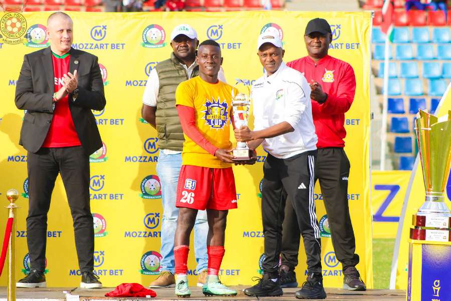 Kenya police won the domestic Mozzart Bet Cup